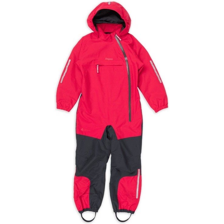 Bergans Lilletind Kids Coverall Alpine Rose/Dark Shadow Grey - 110 cl