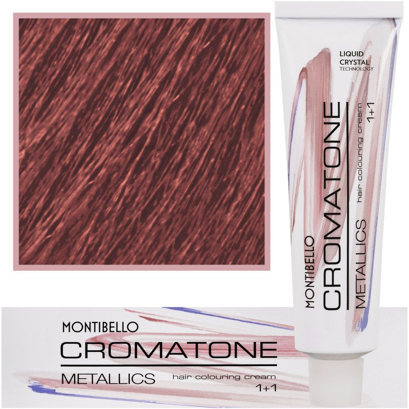 Montibello Cromatone Metallics, monikäyttöinen hiusväri 60 ml 7,52 M | Keskivaalea helmiäismahonki