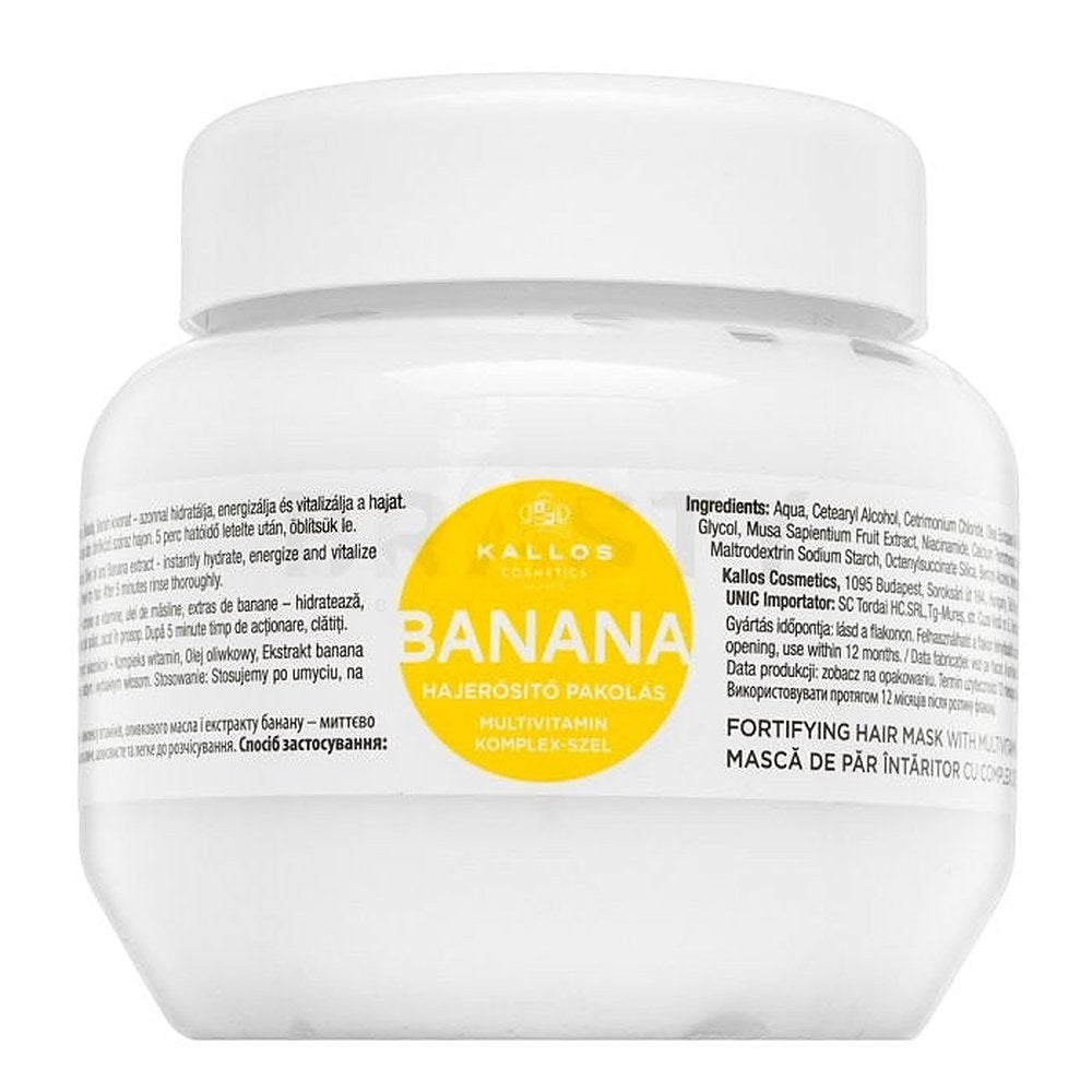 Kallos Banana Maschera Fortificante 275 ml — Maschera per capelli
