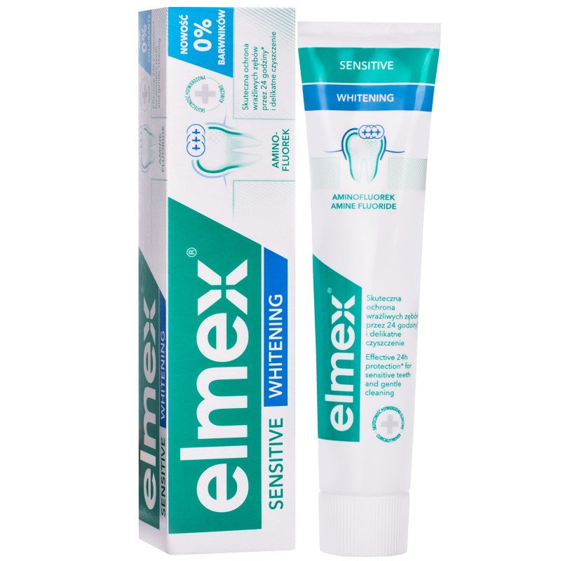 Elmex Sensitive Whitening hammastahna herkille hampaille 75 ml