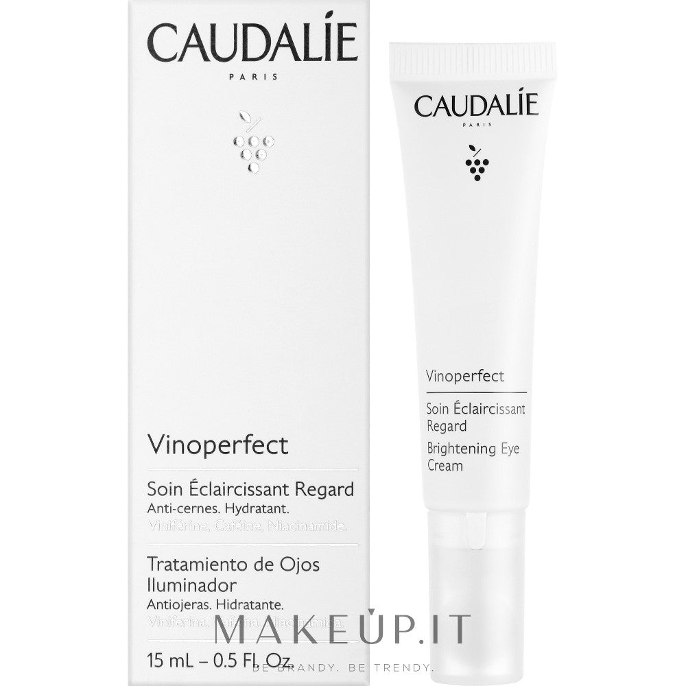 Caudalie Vinoperfect Illuminating Eye Cream tummia pilkkuja vastaan 15 ml