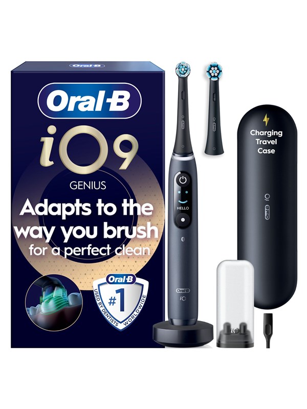 Oral-B Sähköhammasharja iO9 Black Onyx + 1 Extra Refill