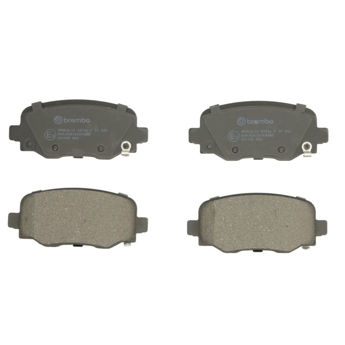Jarrupalat, levyjarru BREMBO P 37 020