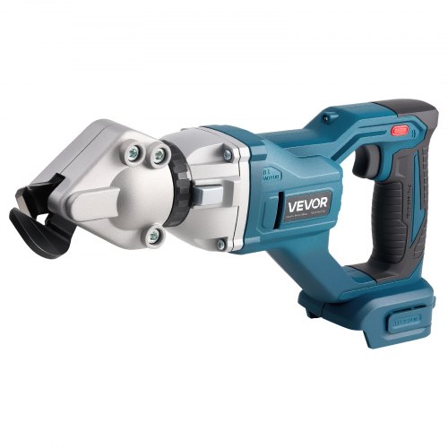 VEVOR Metal Shear, Sheet Metal Cutter Cordless with 360-Degree Pivoting Head, Double Blades, 25000 RPM Speed, Cuts 1.22 mm Galvanized Steel, 1 mm Stainless Steel, Aluminum Plate, Plastic, Cardboard