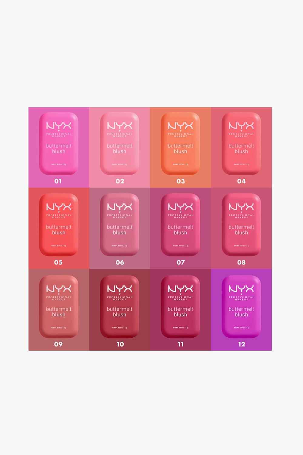 NYX Ammattimainen meikki Buttermelt Blush jauhevärissä 01 My Butta Half 5 g