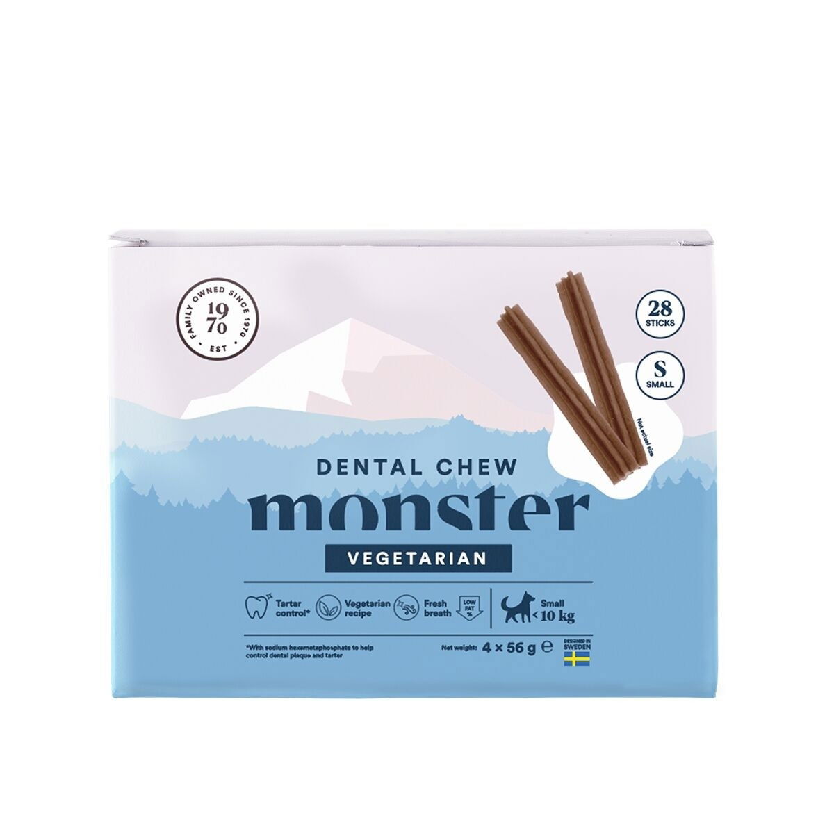 Monster Dog Dental Chew Vegetarian Small