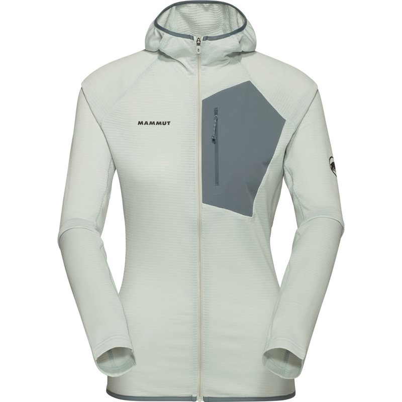Mammut Aenergy Light ML Hooded Jacket Women Silver Sage/Strata - L