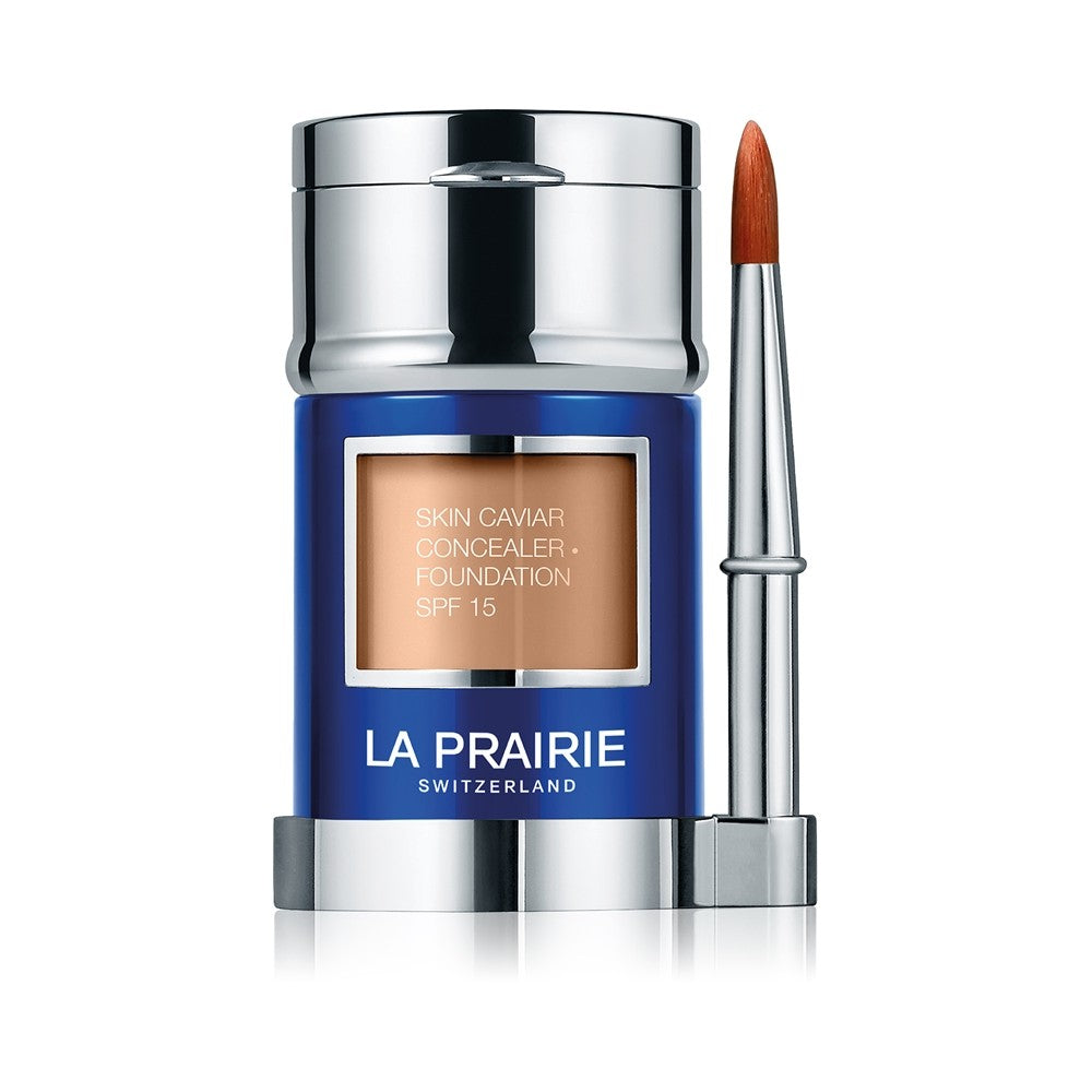 La prairie Ylellinen nestemäinen meikkivoide peitevoiteella SPF 15 (Skin Caviar Foundation) 30ml + 2g - Sävy: Soft Ivory