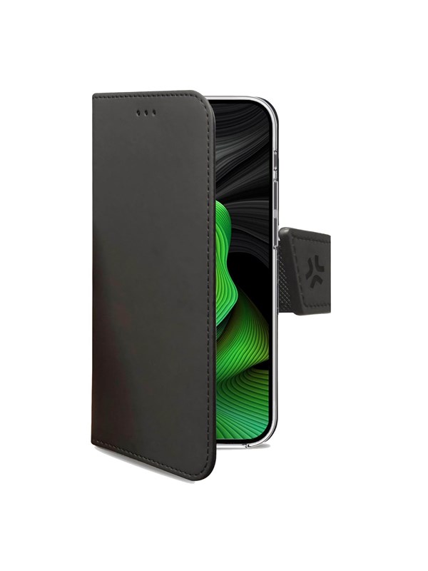 Celly Wally Wallet Case iPhone 15 Pro Svart