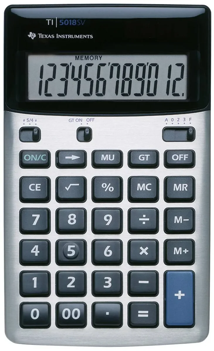 Texas Instruments TI-5018 SV pöytälaskin