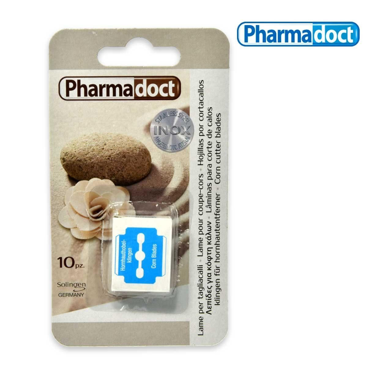Pharmadoct Ruostumattomat vaihtoterät kovettumien poistoon
