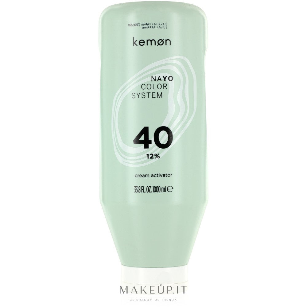 Kemon Na Yo Color System Cream Activator Ossidante 12% 1000ml — Ossidante