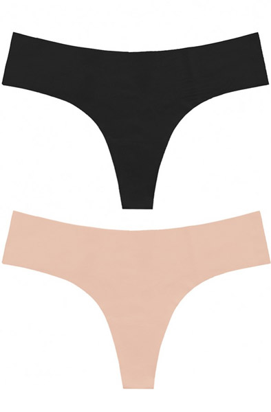 Bye Bra Invisible Thong 2-pack S Saumaton alushame