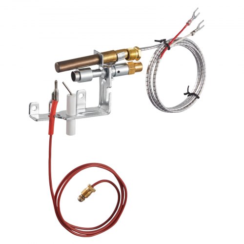 VEVOR Gas Pilot Assembly, OE 103779-01, PP231, NG8218 Fireplace Natural Gas Ignition Replacement, Compatible with CIVF-25, CIVF-25CF, VFH-33M, VFH-33R, VFH-33T, VFHS-20R, VFSR-16, VFSR-18 Models