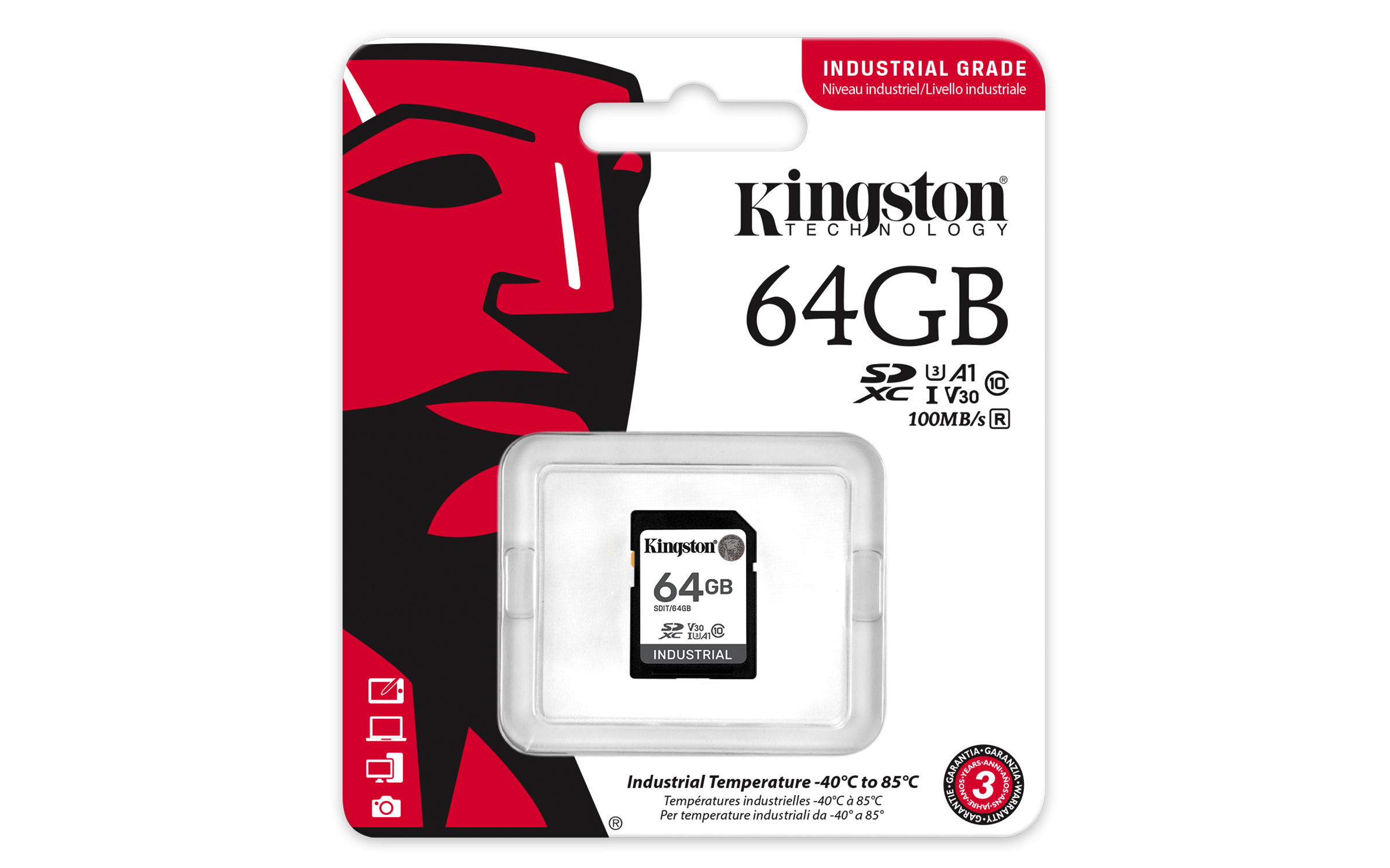 Kingston Industrial 64gb Sdhc Uhs-i
