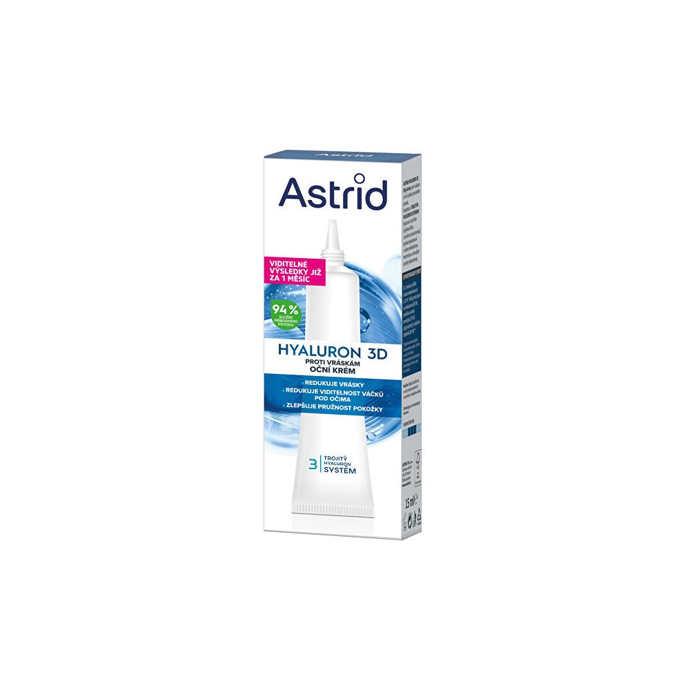 Astrid Ryppyjä ehkäisevä Hyaluron 3D silmänympärysvoide 15 ml