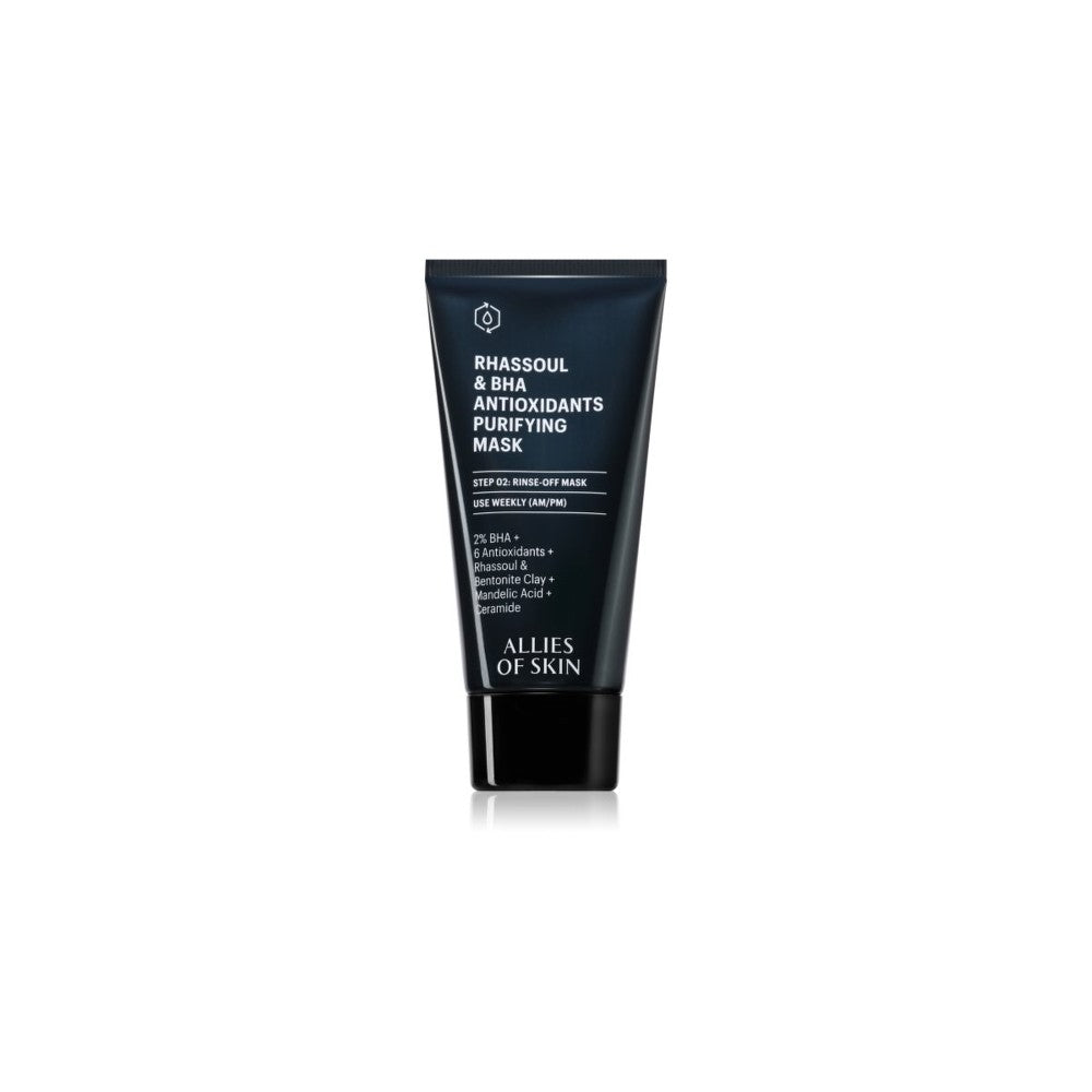Allies of Skin Rhassoul & BHA antioksidantit maschera syväpuhdistus 50 ml