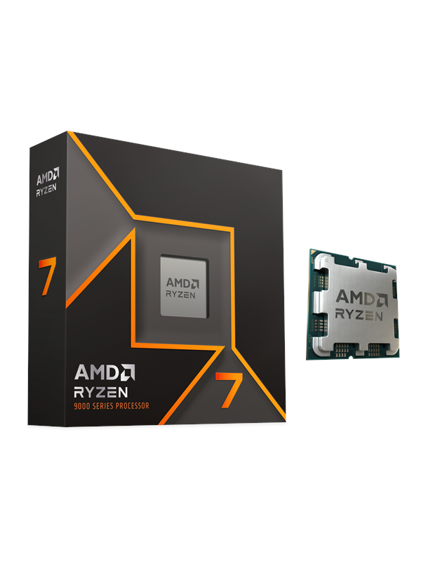 AMD Ryzen 7 9700X CPU - 8 ydintä - 3.8 GHz - AMD AM5 - AMD Boxed (ilman jäähdytintä)