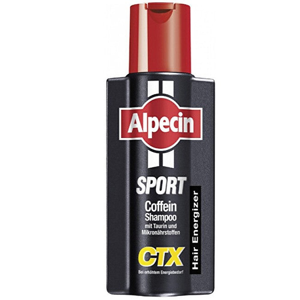 Alpecin Sport CTX hiustenlähtöä estävä kofeiinishampoo poikkeuksellisen energiankulutuksen varalta 250 ml