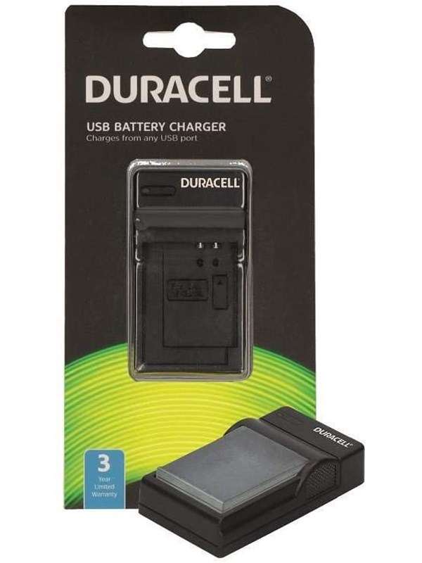 Duracell DRC5915, USB, Sisätilan akkulaturi, Canon LP-E17, Musta, 5 V, 5 V
