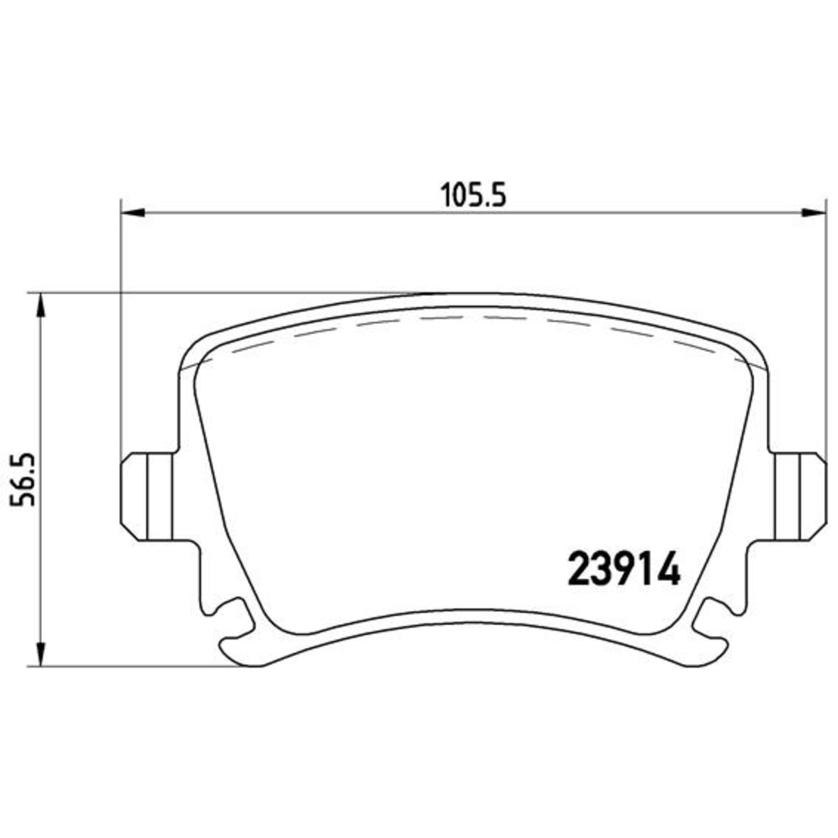 Jarrupalat, levyjarru BREMBO P 85 095