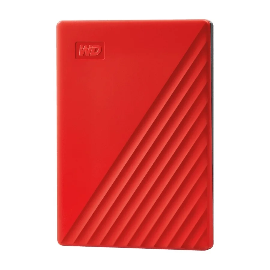 Western Digital My Passport -ulkoinen kiintolevy 2 Tt, punainen