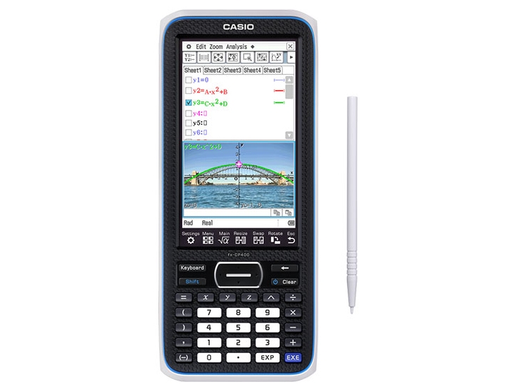 CASIO ClassPad II FX-CP400 Graafinen laskin (CAS) - Musta