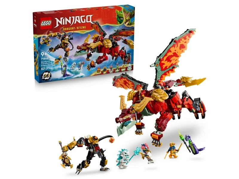 LEGO Ninjago 71868 Wyldfyren muuntautumiskykyinen lohikäärmerobotti