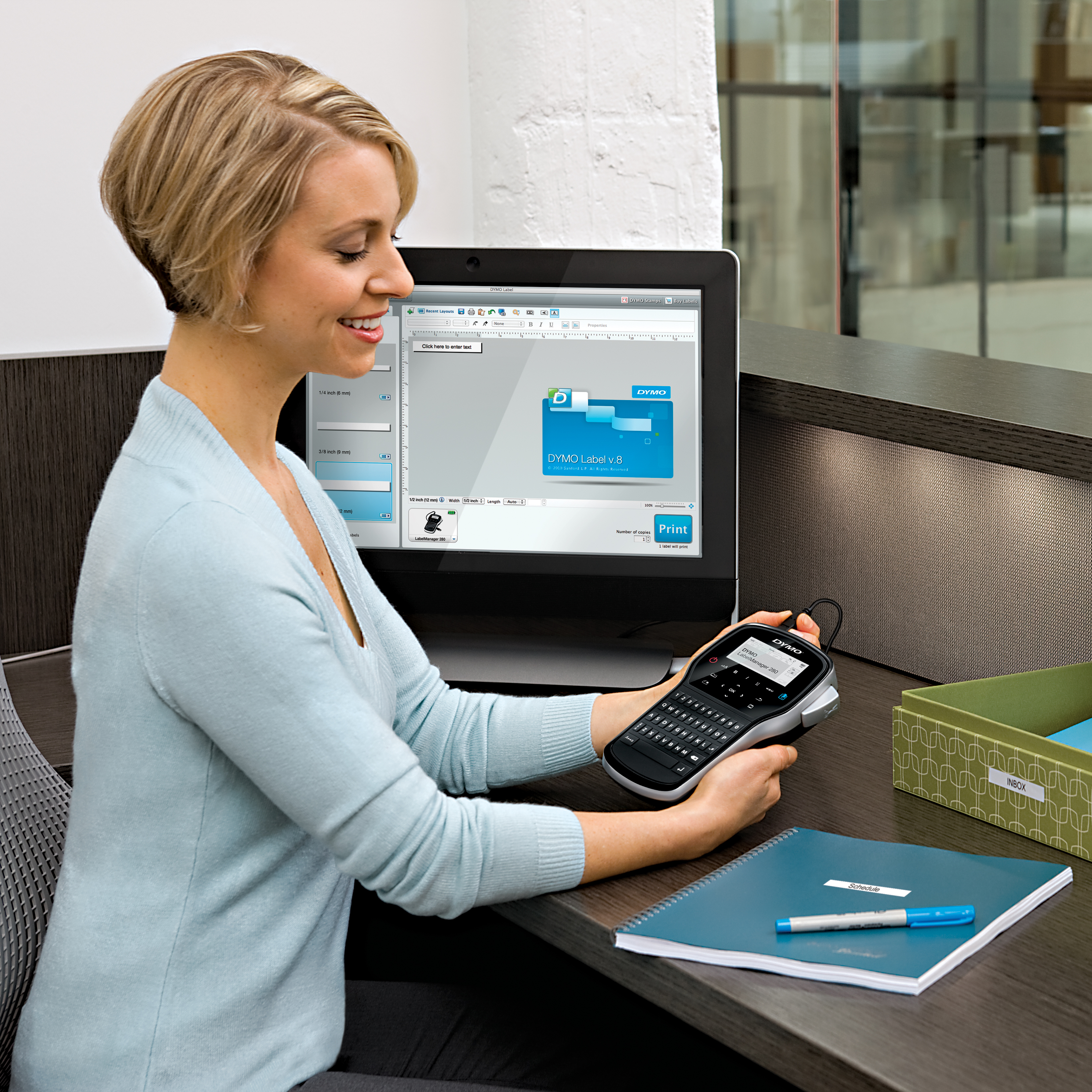 Dymo Labelmanager ™ 280 Qwerty kitcase