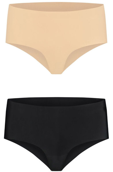 Bye Bra Invisible High Brief 2-pack S Saumaton alushame