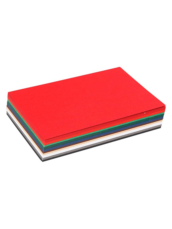 Kartonki, jouluvärit, A6, arkki 105x148 mm, 180 g, värilajitelma, 120 laj/ 1 pkt