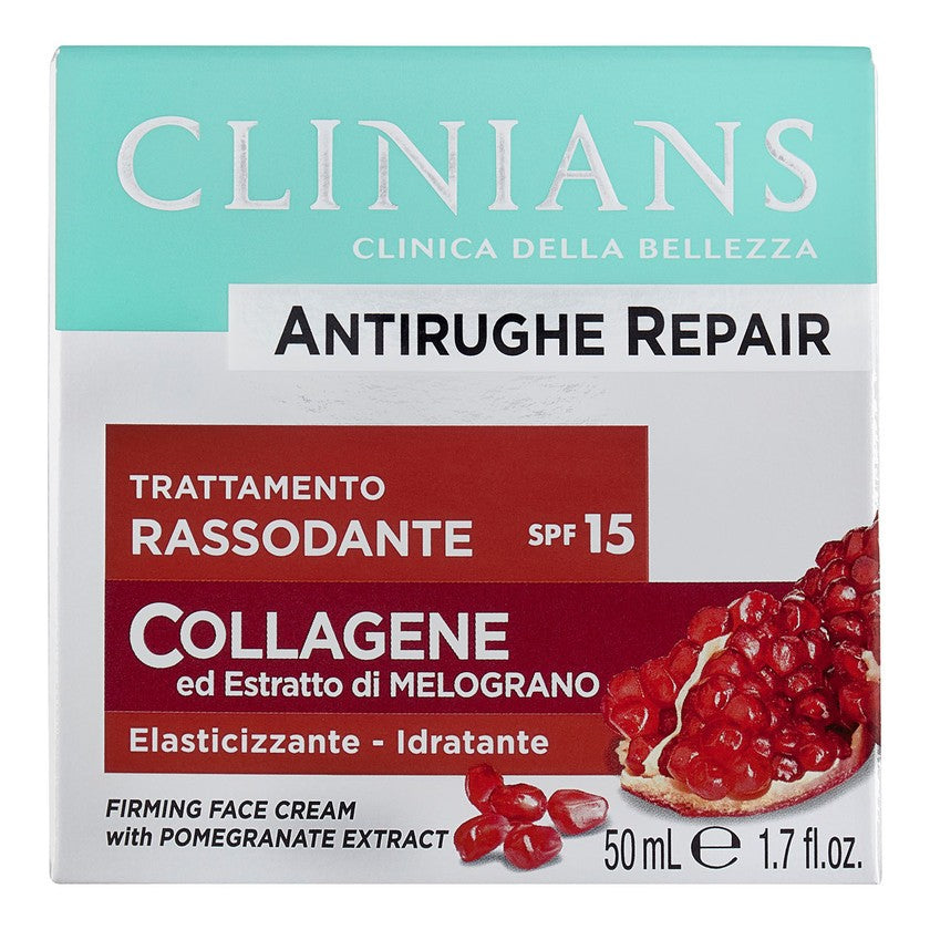 Clinians Ryppyjä ehkäisevä Repair Spf 15 Kollageeni ja Granaattiomenauute 50 ml