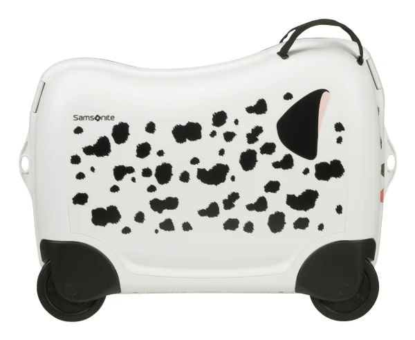 Samsonite Dream2go, vaunu, kovakuorinen, valkoinen, Puppy P., ohjaamo, 4 pyörää