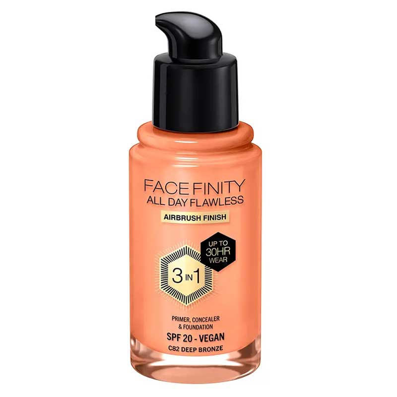 Max factor Koko päivän Flawless Facefinity 3 in 1 - Pitkäkestoinen meikkivoide 30 ml C82 Deep Bronze