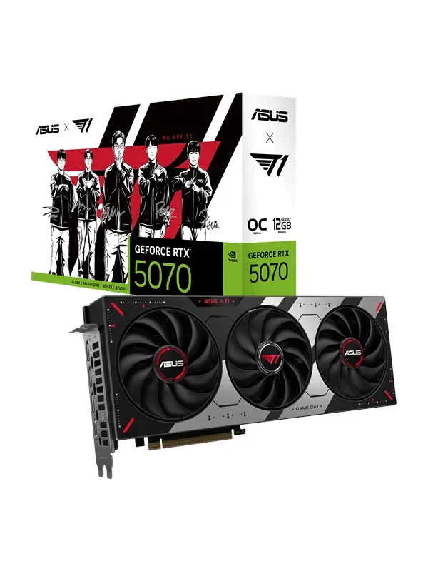 ASUS GeForce RTX 5070 T1 OC - 12GB GDDR7 RAM - Näytönohjaimet