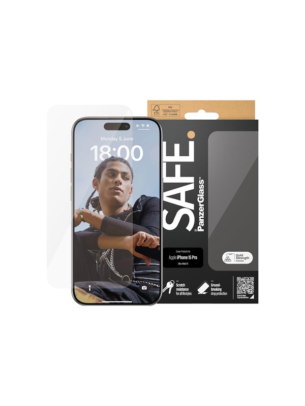 PanzerGlass SAFE. by PanzerGlass Apple iPhone 15 Pro