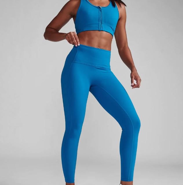 2XU Form Stash Hi-Rise Comp Tights Seaport/Seaport - XXS