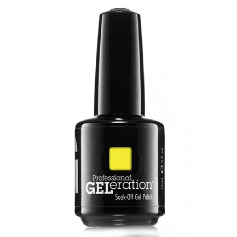 Jessica GELeration Colors puolipysyvä kynsilakka GEL-788 Yellow Lightening 15 ml