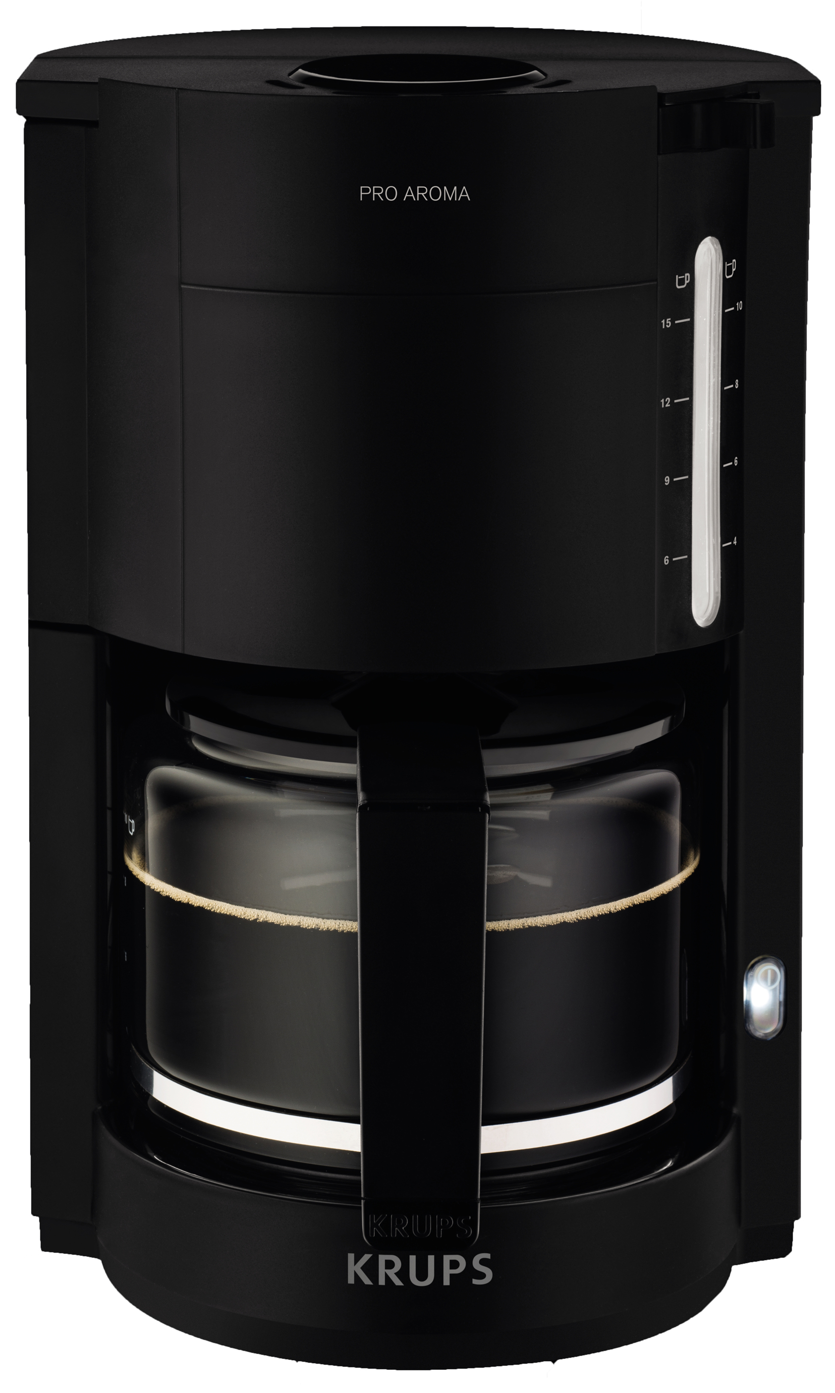 Krups F30908, Suodatinkahvinkeitin, 1,25 L, 1150 W, Musta