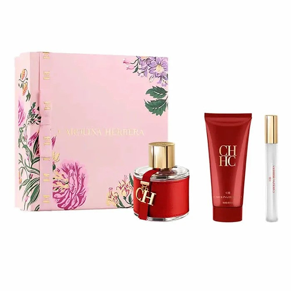 Carolina Herrera Ch Eau De Toilette Spray 100ml Setti 3 kpl