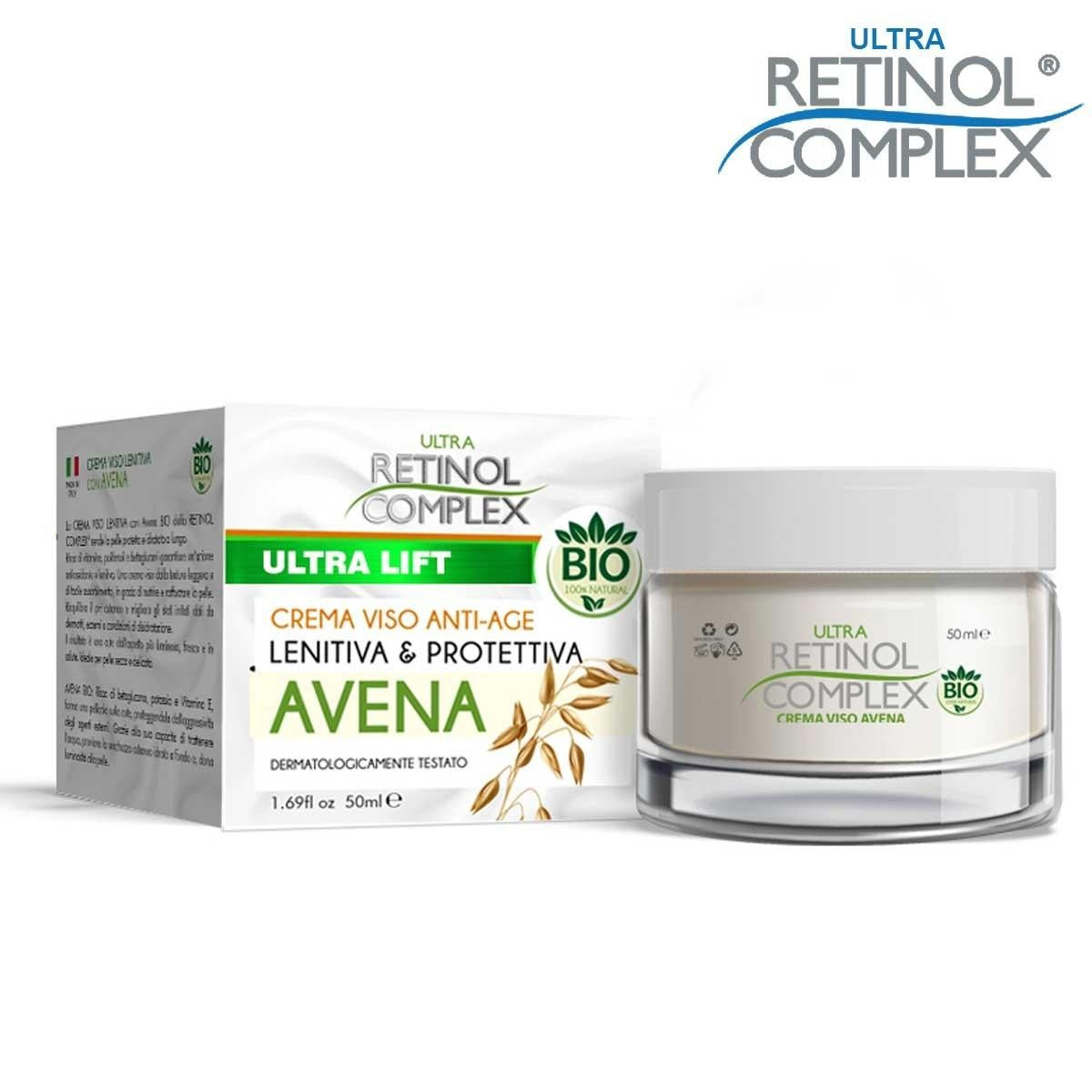 Retinol complex Crema Viso Anti-Age Avena 50 ml — Crema viso