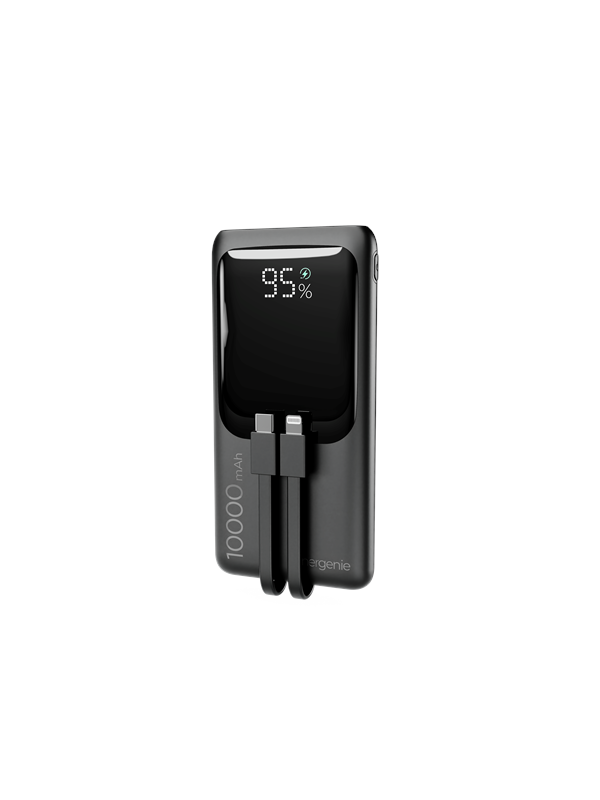 Gembird-varavirtalähde 10000 mAh - 20 W pikalatauslaite integroiduilla kaapeleilla