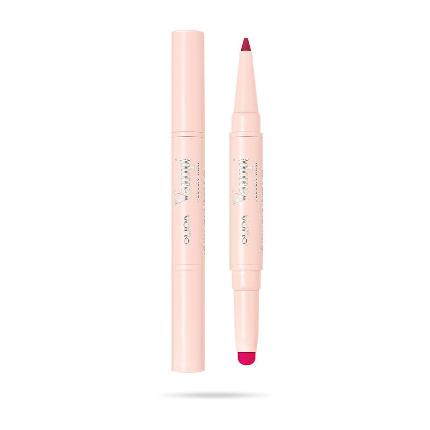 Pupa Vamp Creamy Duo - Contouring Lip Pencil & Shiny Lipstick 012 - Cherry Punainen