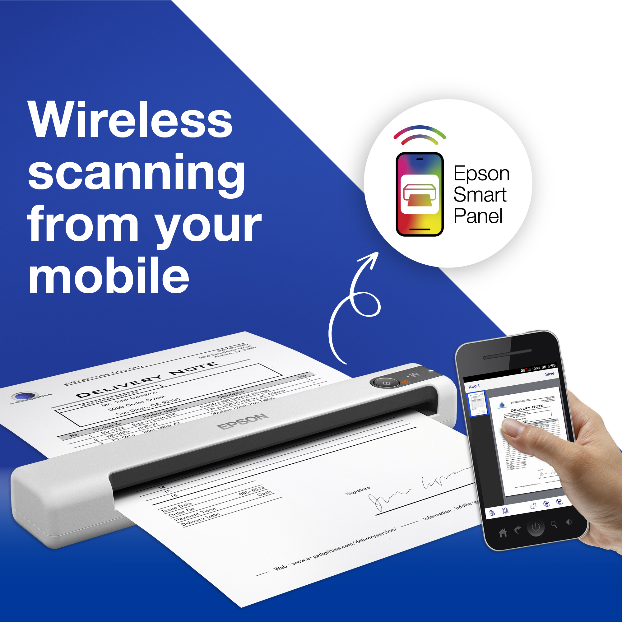 EPSON WORKFORCE DS-80W
