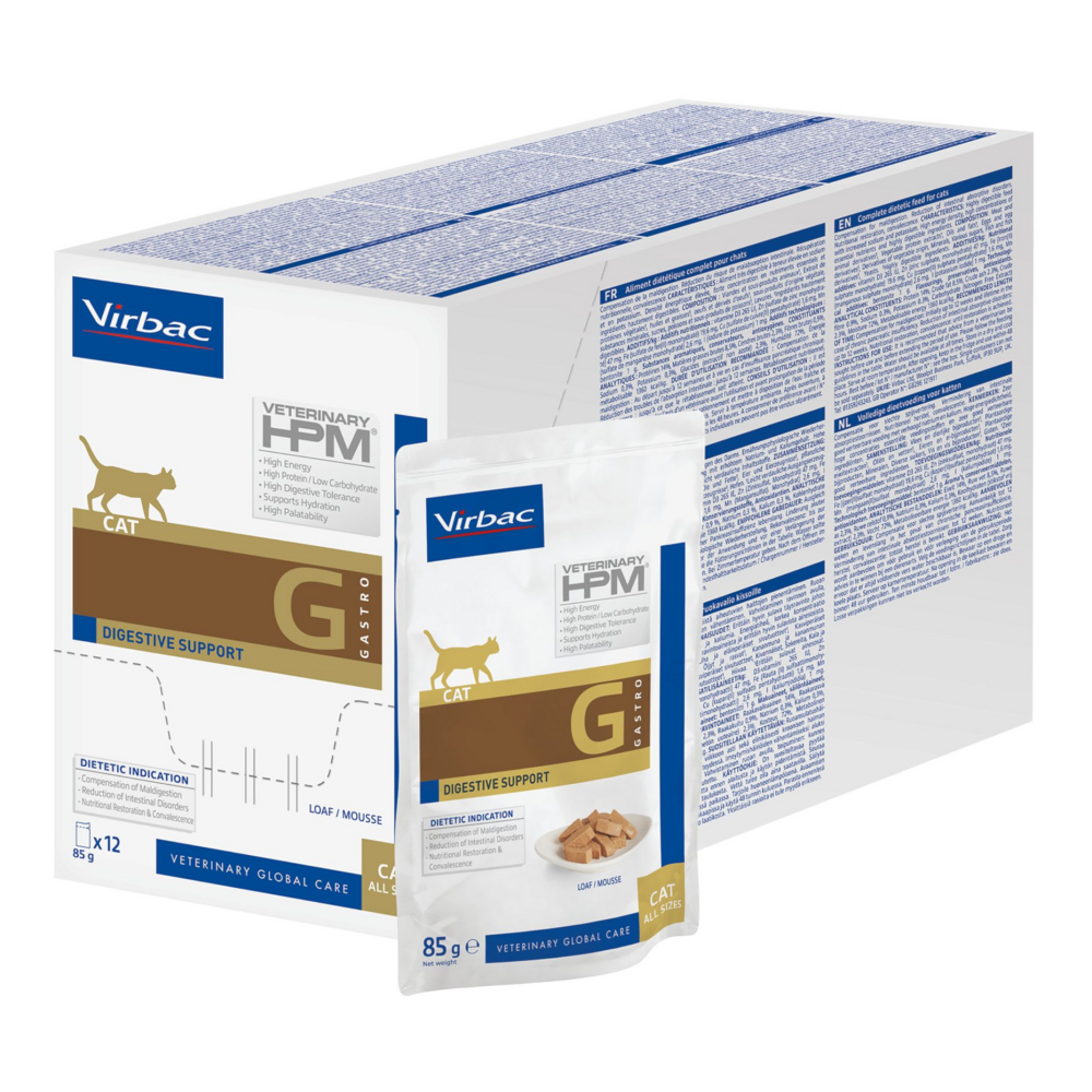 Virbac HPM Cat Digestive Loaf 12x85 g