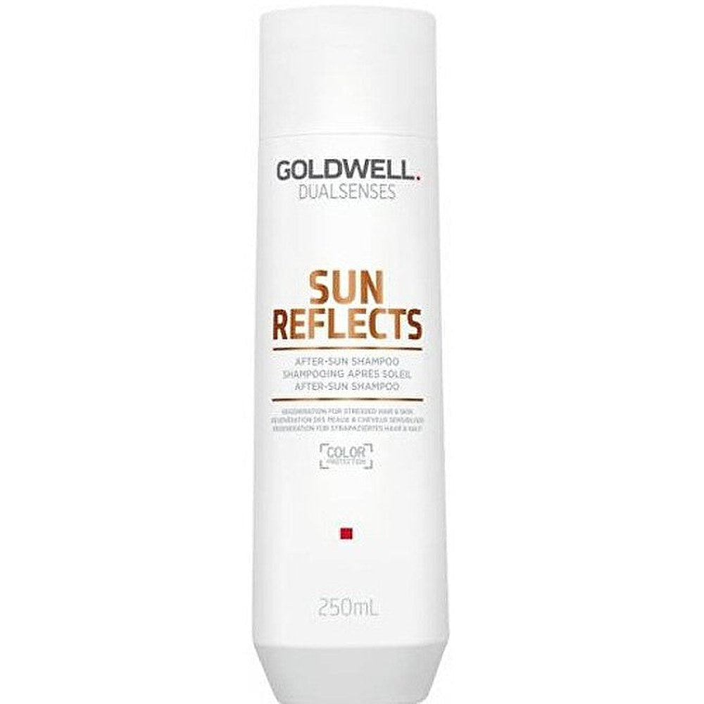 Goldwell Dualsenses Sun Reflects puhdistava ja ravitseva shampoo auringosta kärsiville hiuksille 250 ml