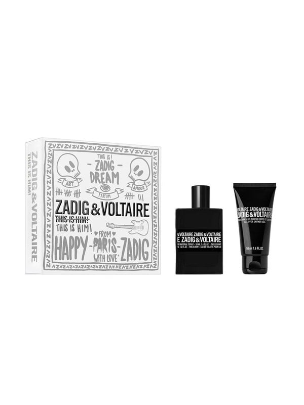 Zadig & Voltaire Giftset This Is Him Edt 50ml + Shower Gel 50ml