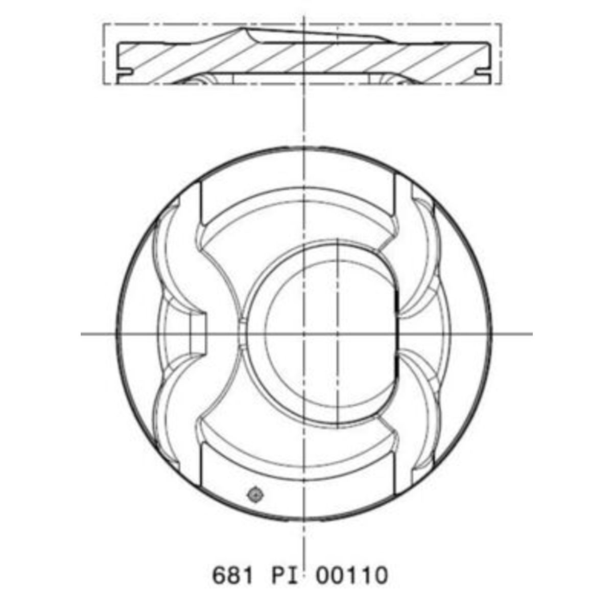 Männät MAHLE 681 PI 00110 000
