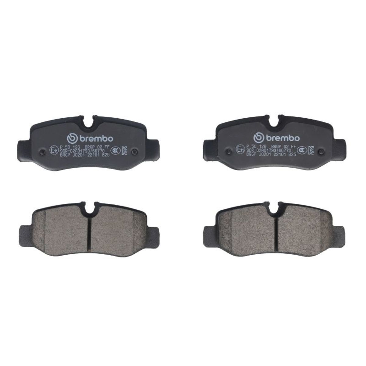 Jarrupalat, levyjarru BREMBO P 50 126