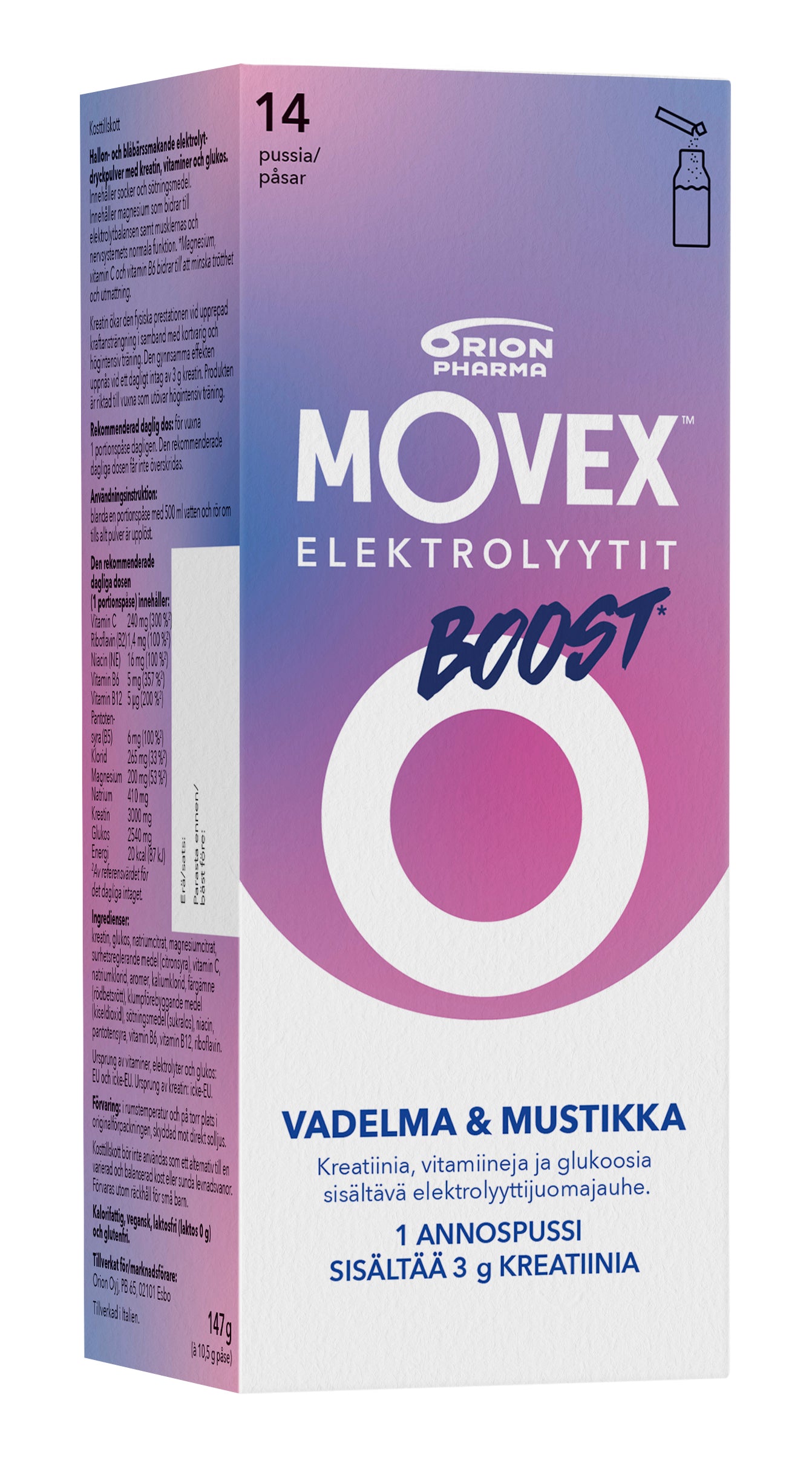 Movex Boost annospussi 14x10,5 g